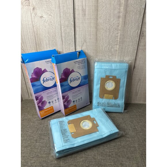Febreze Vacuum Bags 8 Pk Electrolux S Models Premium Allergen Filtration 2 Boxes - Picture 2 of 6